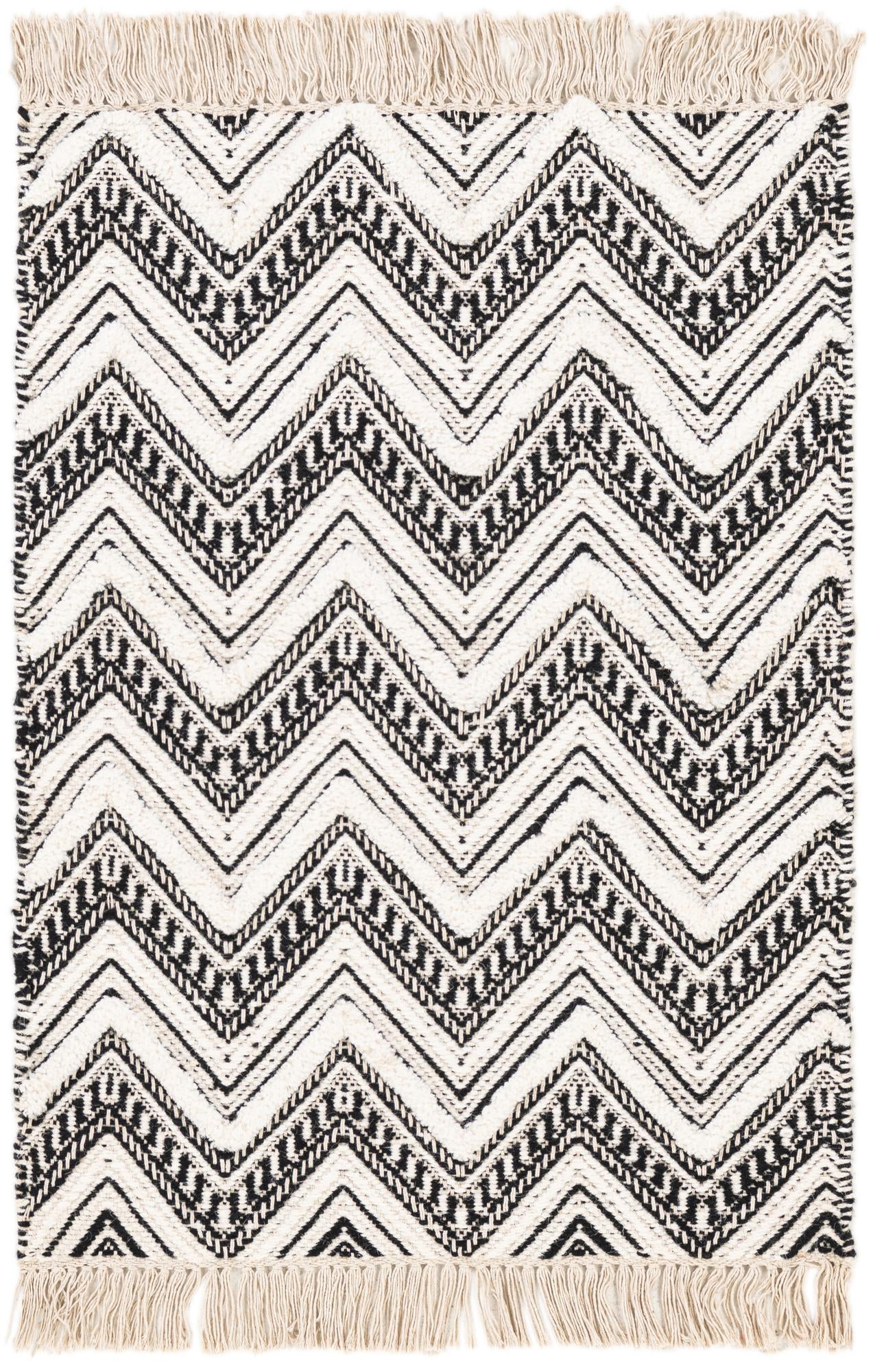 2' x 3' Handmade Braided Jute Rug