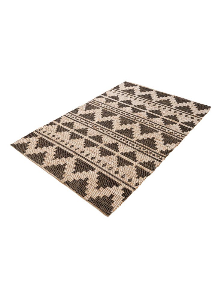 Detail image of 4' 1 x 6' Chenille Jute Rug