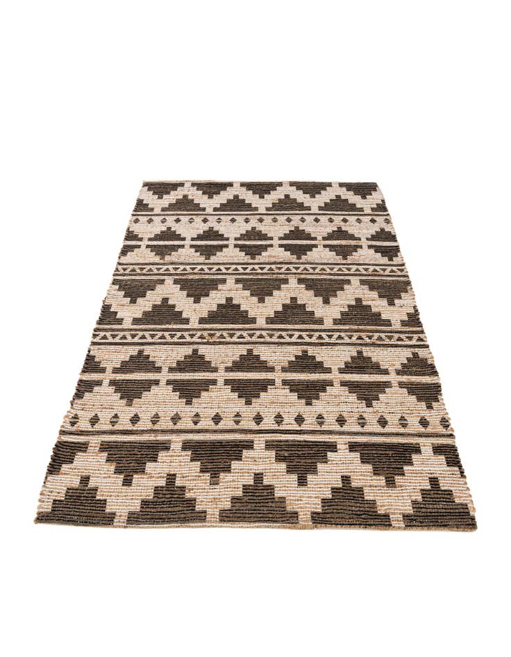 Detail image of 4' 1 x 6' Chenille Jute Rug