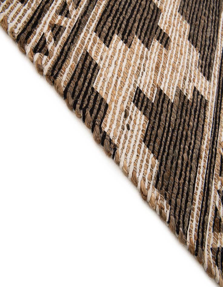Detail image of 4' 1 x 6' Chenille Jute Rug