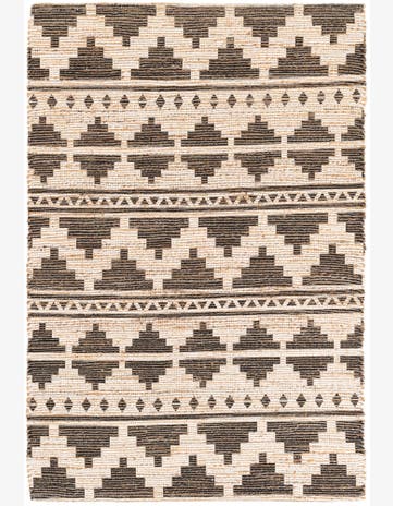4' 1 x 6' Chenille Jute Rug