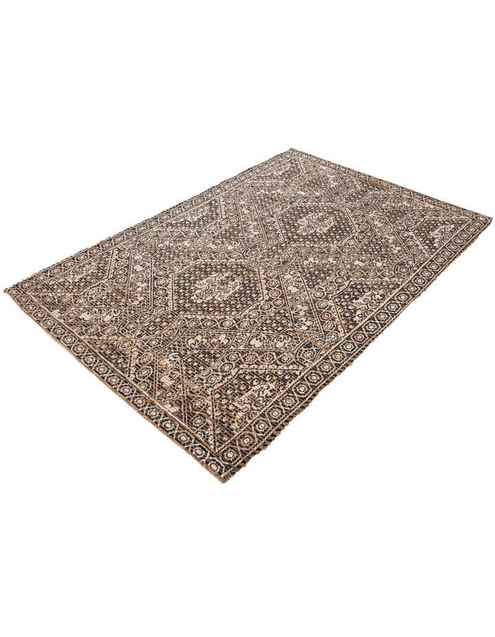 4' 1 x 6' 1 Chenille Jute Rug