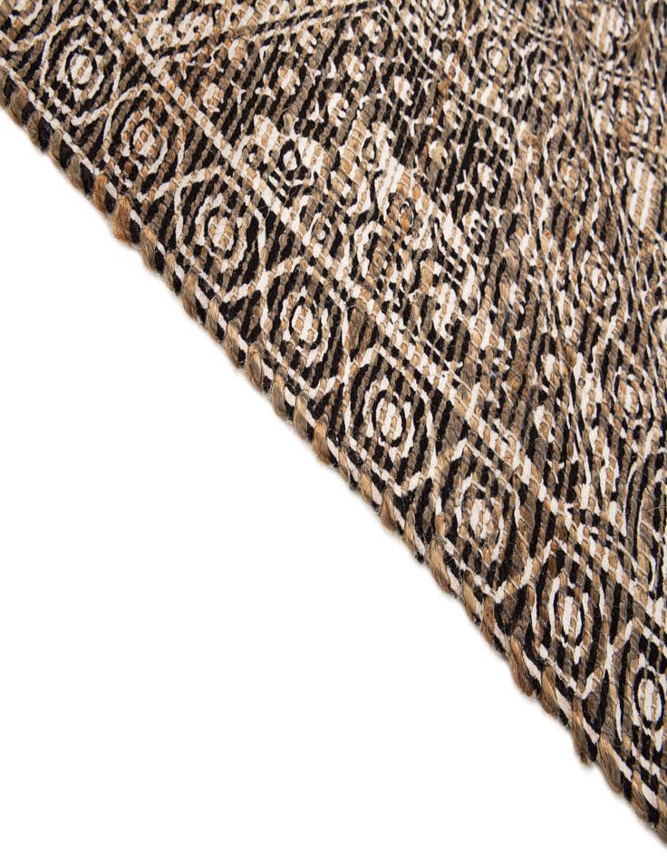 Detail image of 4' 1 x 6' 1 Chenille Jute Rug