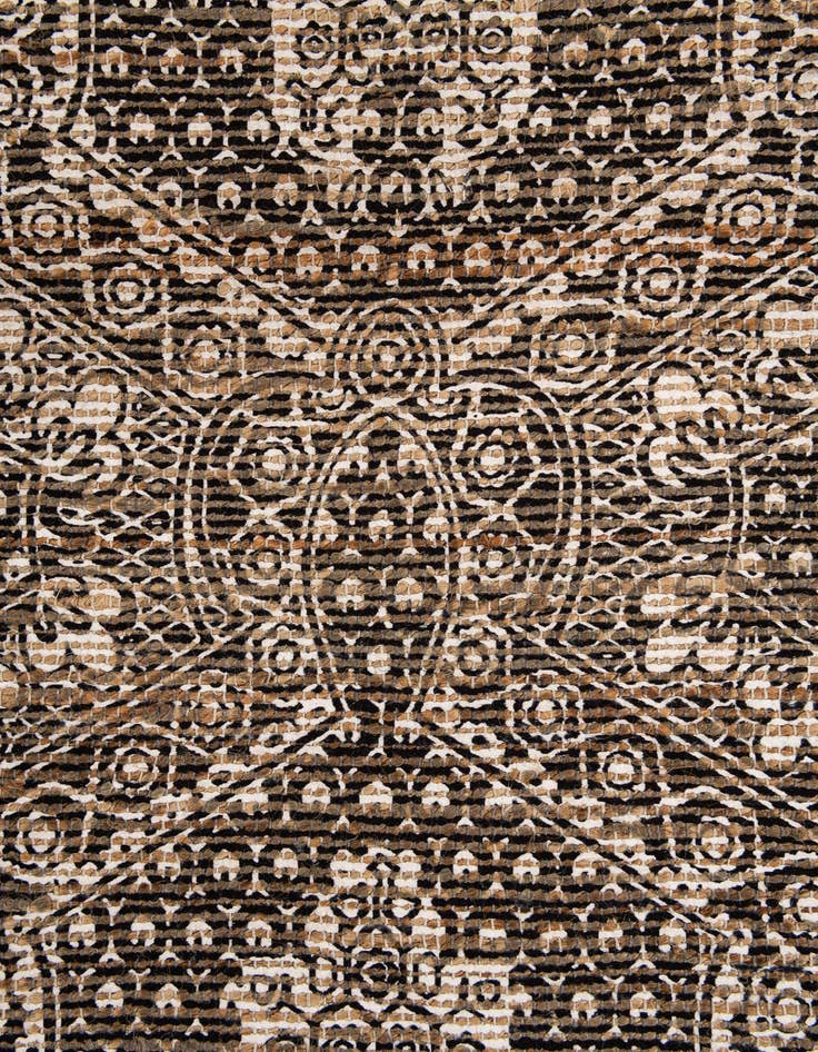 Detail image of 4' 1 x 6' 1 Chenille Jute Rug