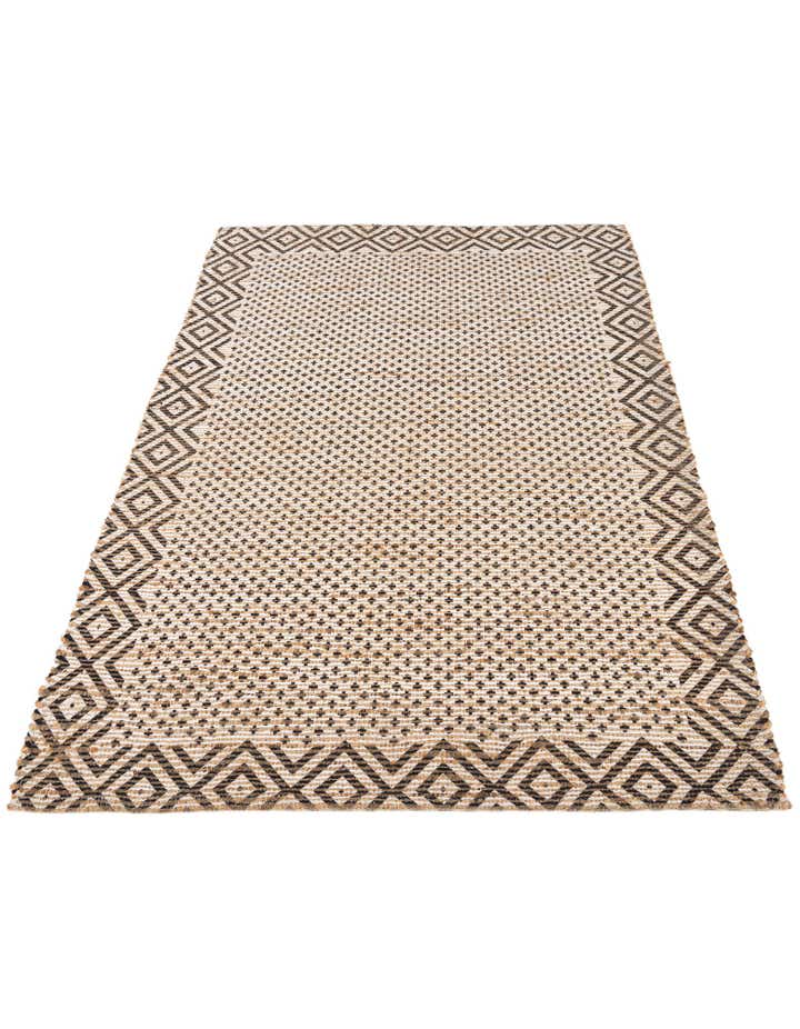 4' 2 x 6' Hand Woven Chenille Jute Rug