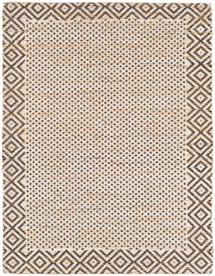 Detail image of 4' 2 x 6' Hand Woven Chenille Jute Rug