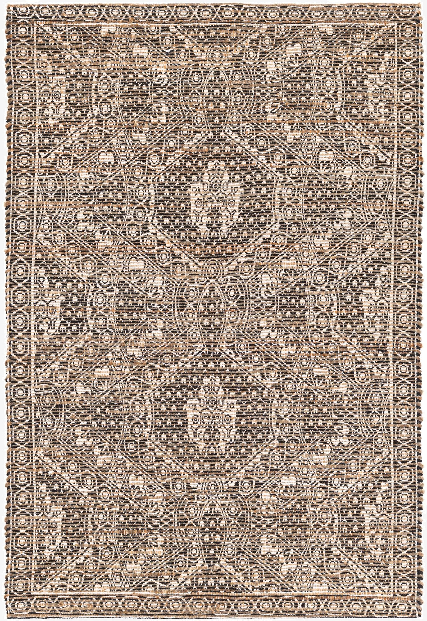4' 1 x 6' 1 Chenille Jute Rug