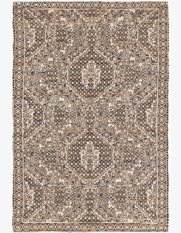 4' 1 x 6' 1 Chenille Jute Rug