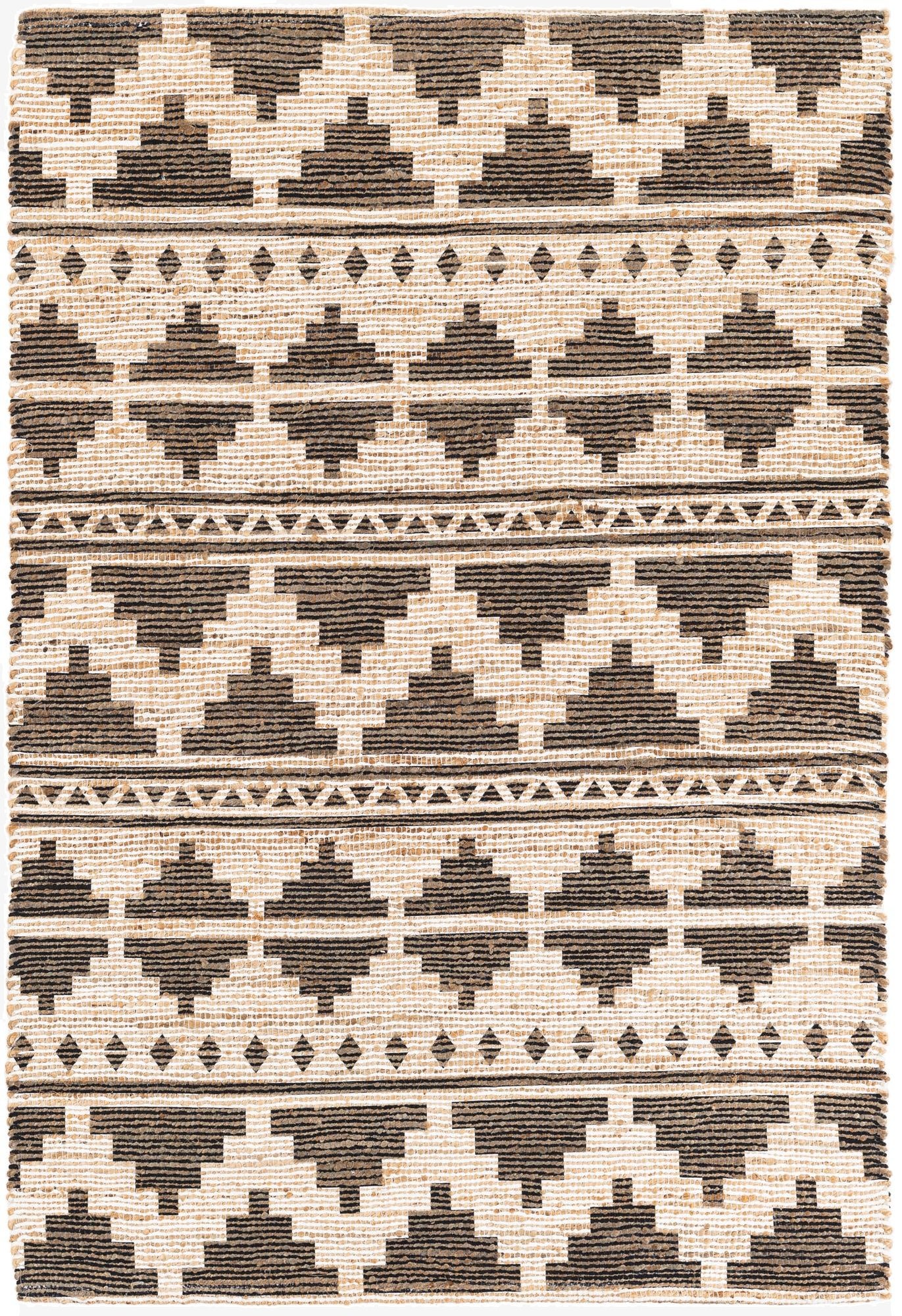 4' 1 x 6' Chenille Jute Rug