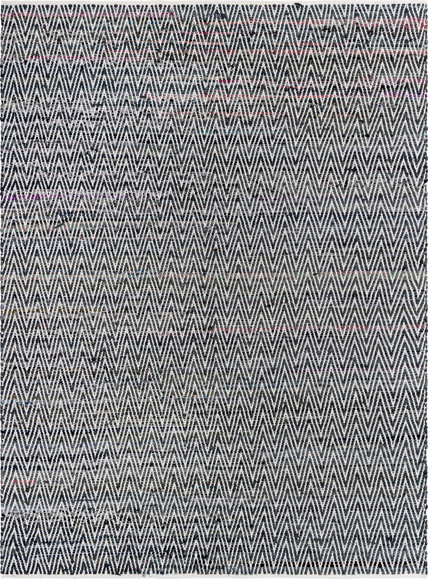 Primary image 245cm x 335cm  Hand Woven Chindi Chevron Rug