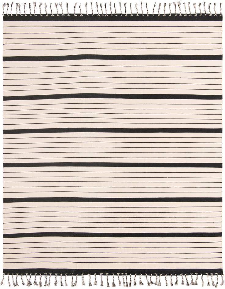 Detail image of 10' x 14' 1 Hand Woven Chindi Cotton Rug