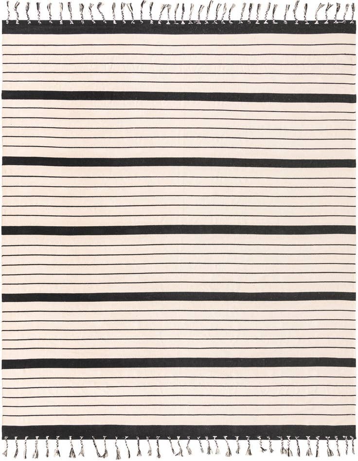 Detail image of 9' x 12' Hand Woven Chindi Cotton Rug