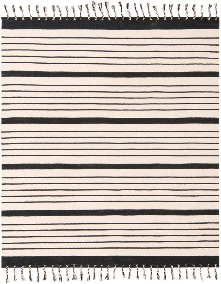 Detail image of 8' x 10' Hand Woven Chindi Cotton Rug