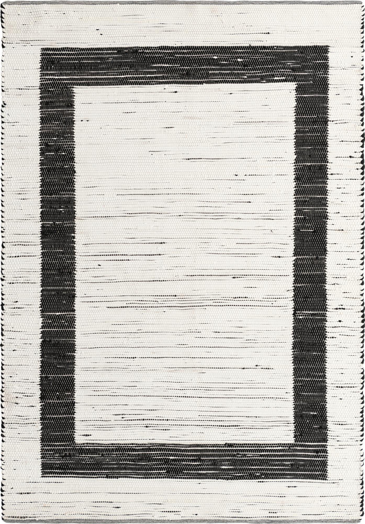 7' 1 x 10' Hand Woven Chindi Jute Rug