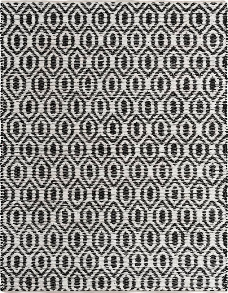 Detail image of 8' x 11' Hand Woven Chindi Jute Rug