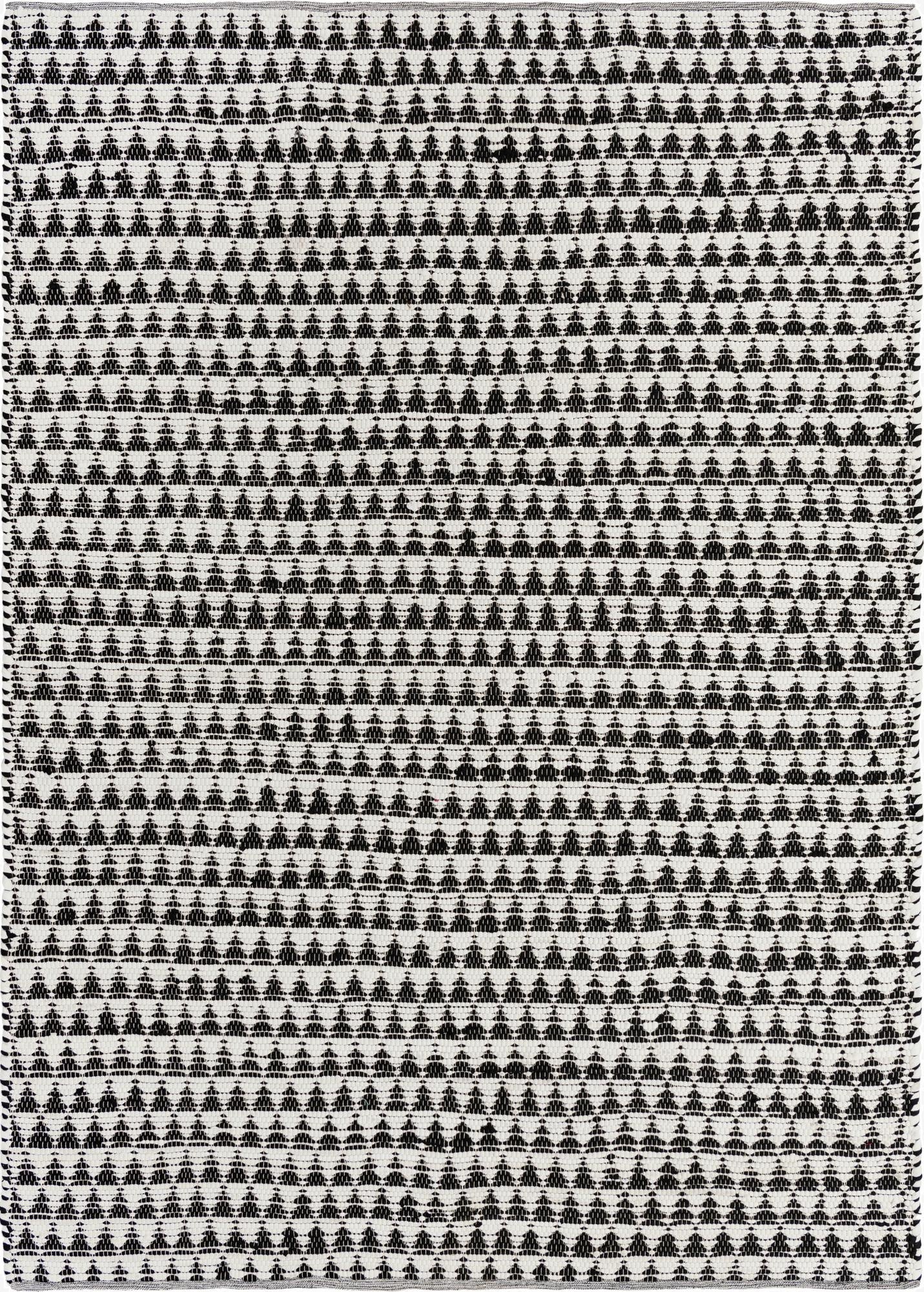 8' x 11'  Hand Woven Chindi Jute Rug