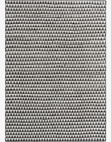 9' x 12' Hand Woven Chindi Jute Rug