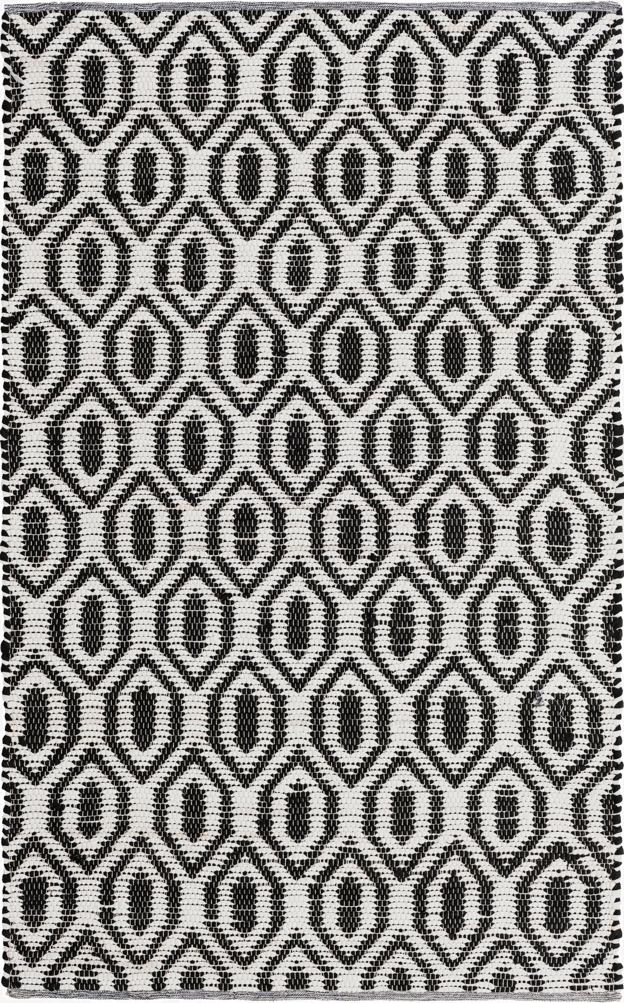 Primary image 5' 1 x 8'  Hand Woven Chindi Jute Rug