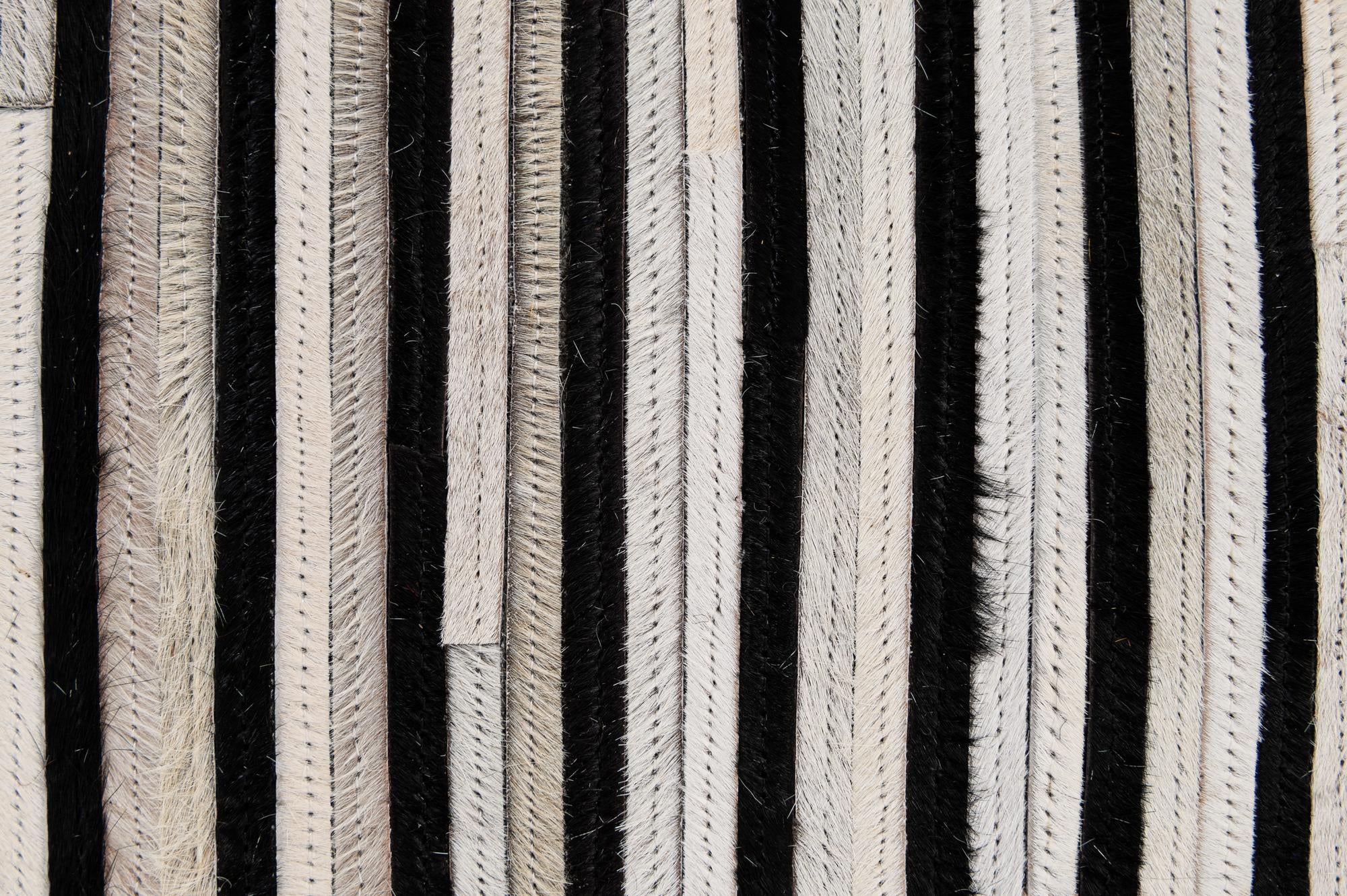 5' 2 x 8' Cowhide - Patchwork Rug