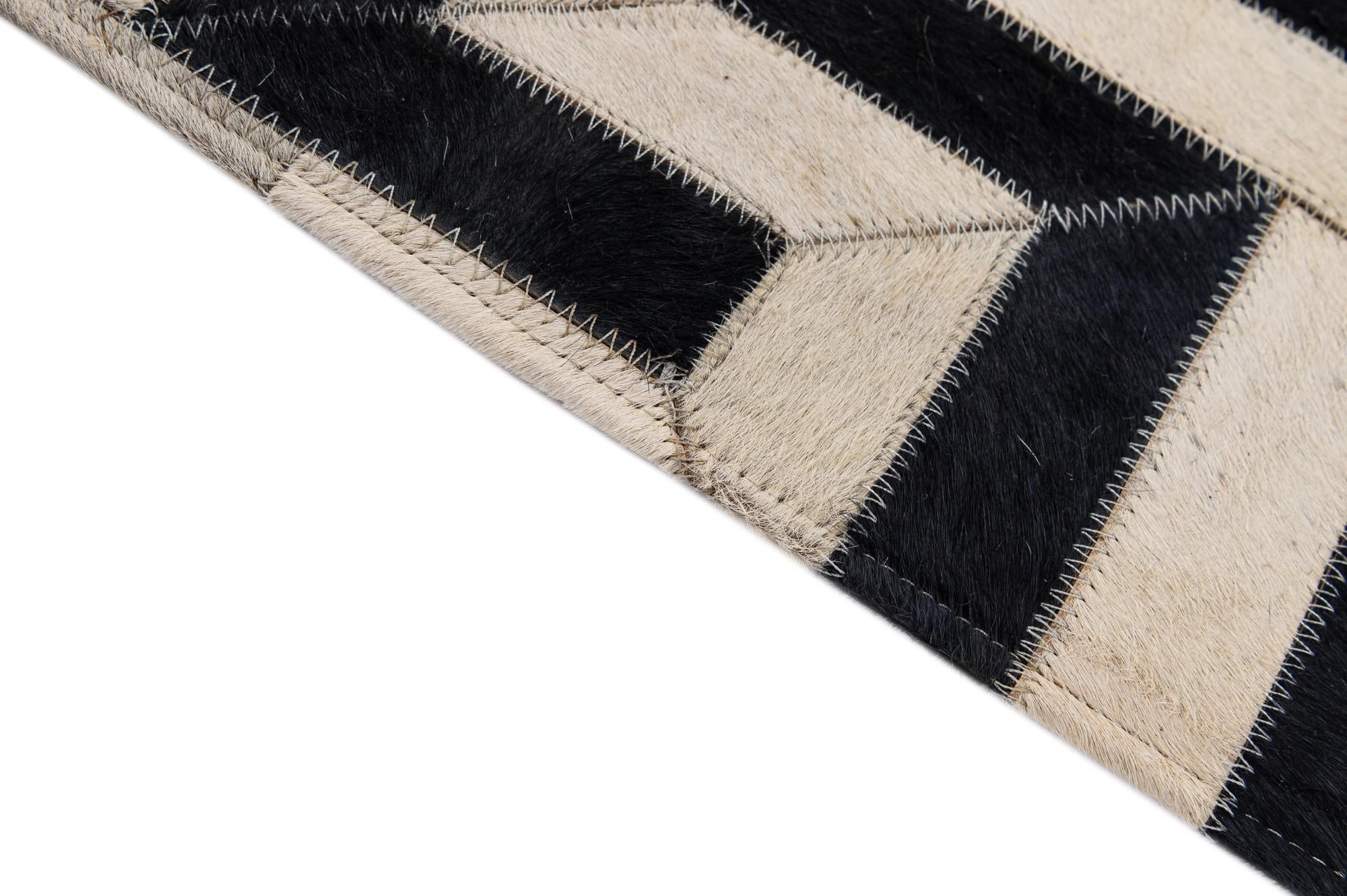4' 2 x 6' 1 Cowhide - Patchwork Rug