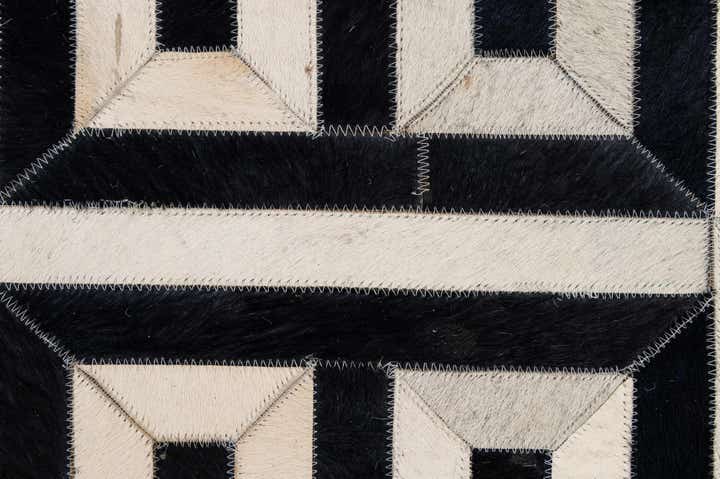 4' 2 x 6' 1 Cowhide - Patchwork Rug