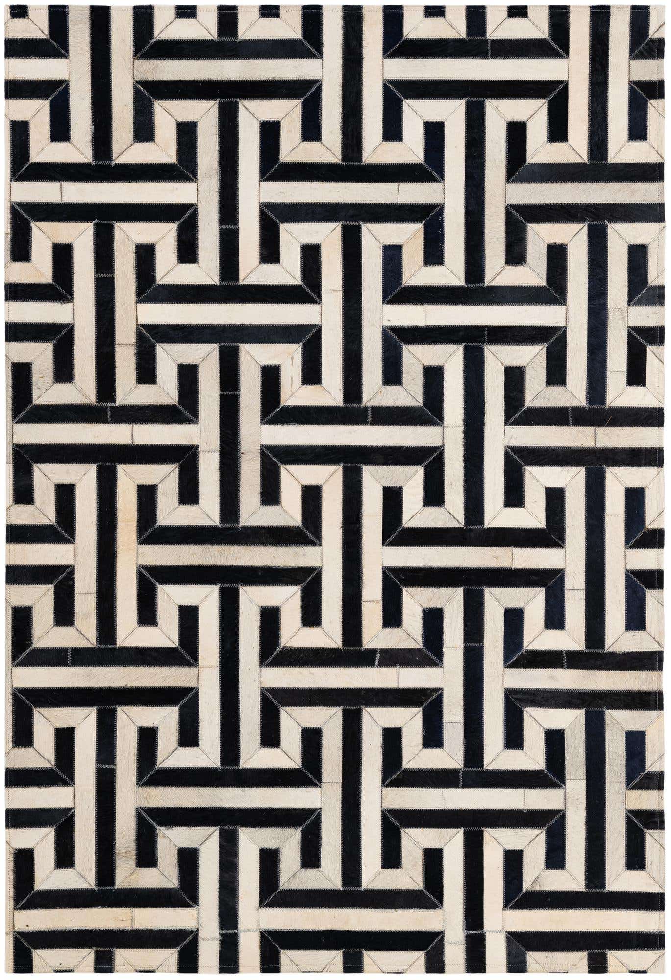 4' 2 x 6' 1 Cowhide - Patchwork Rug