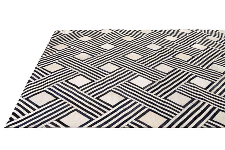 7' 11 x 9' 10 Cowhide - Patchwork Rug