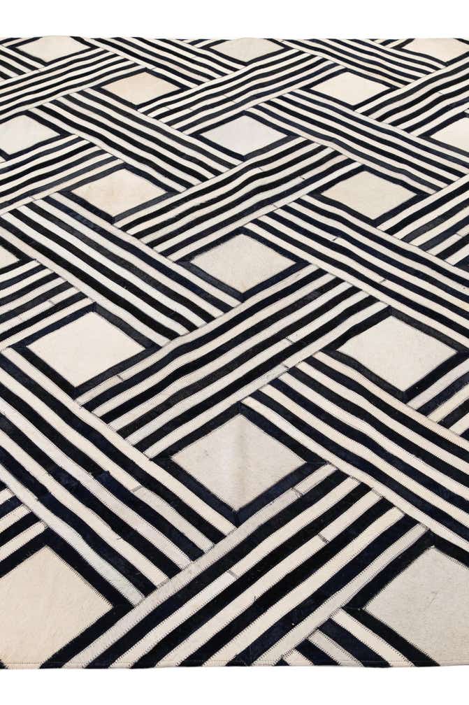 7' 11 x 9' 10 Cowhide - Patchwork Rug