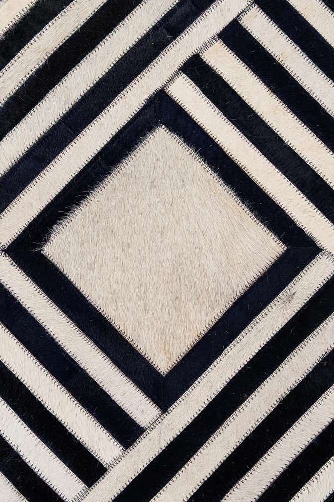 7' 11 x 9' 10 Cowhide - Patchwork Rug