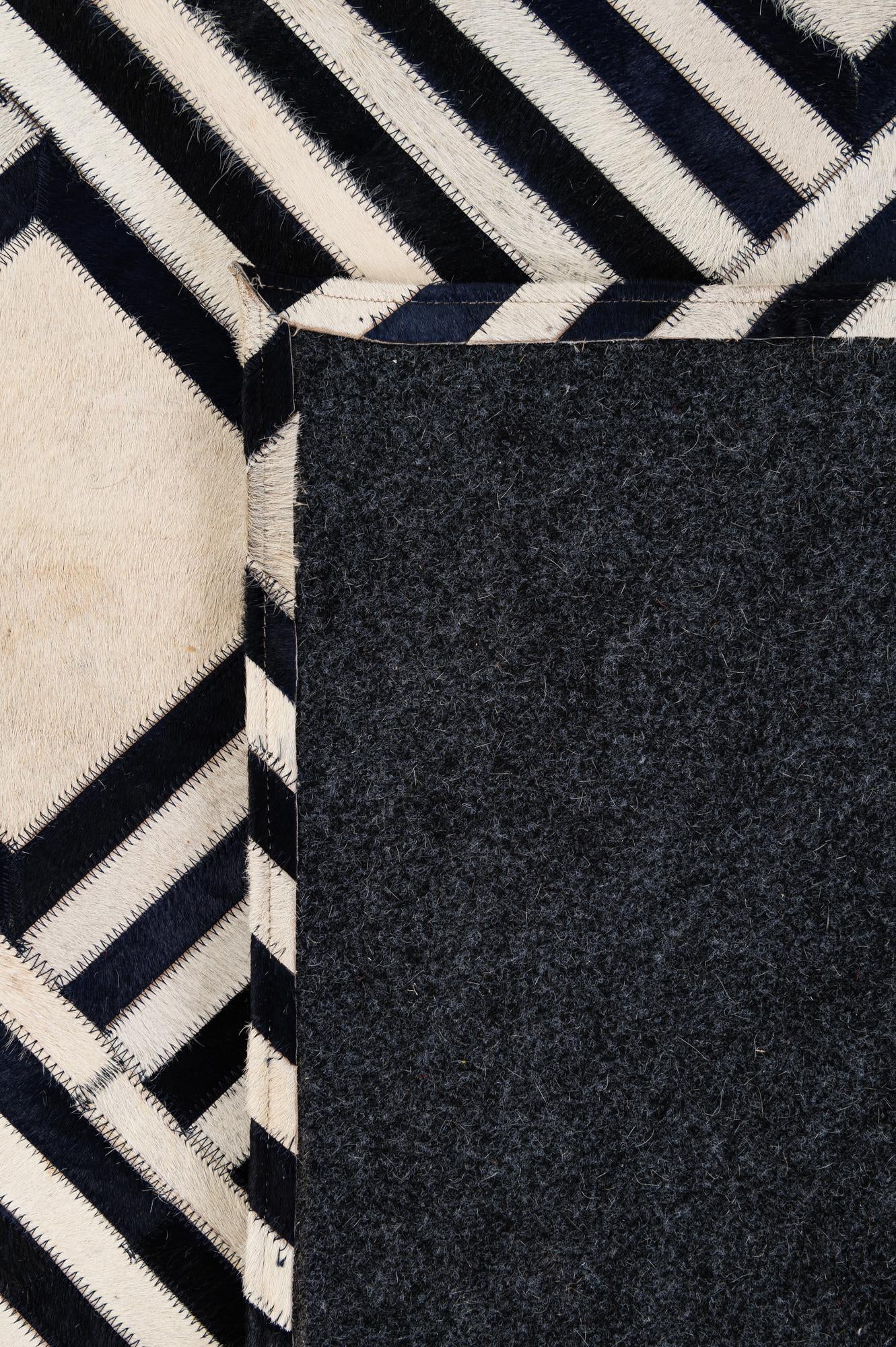 7' 11 x 9' 10 Cowhide - Patchwork Rug