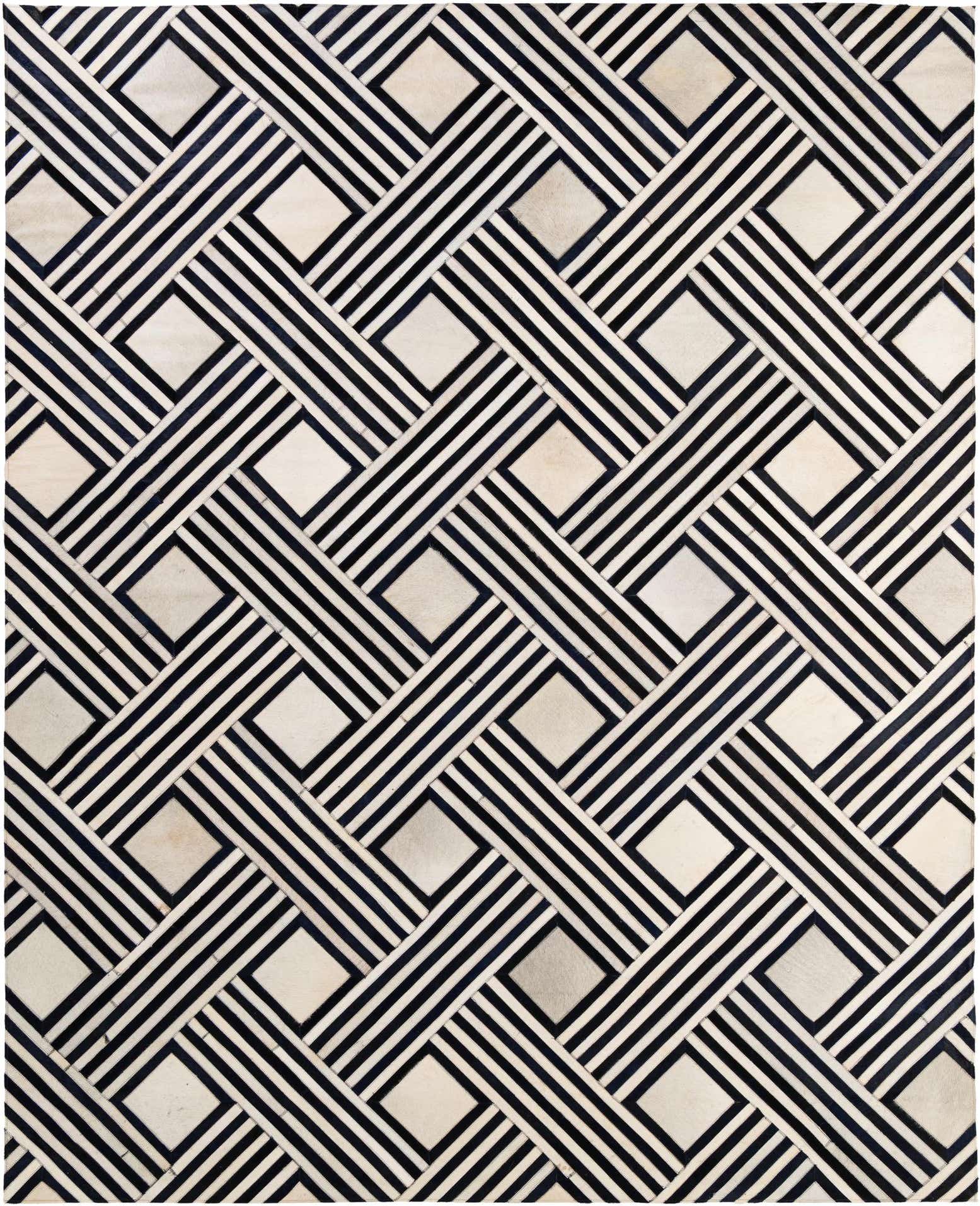 7' 11 x 9' 10 Cowhide - Patchwork Rug