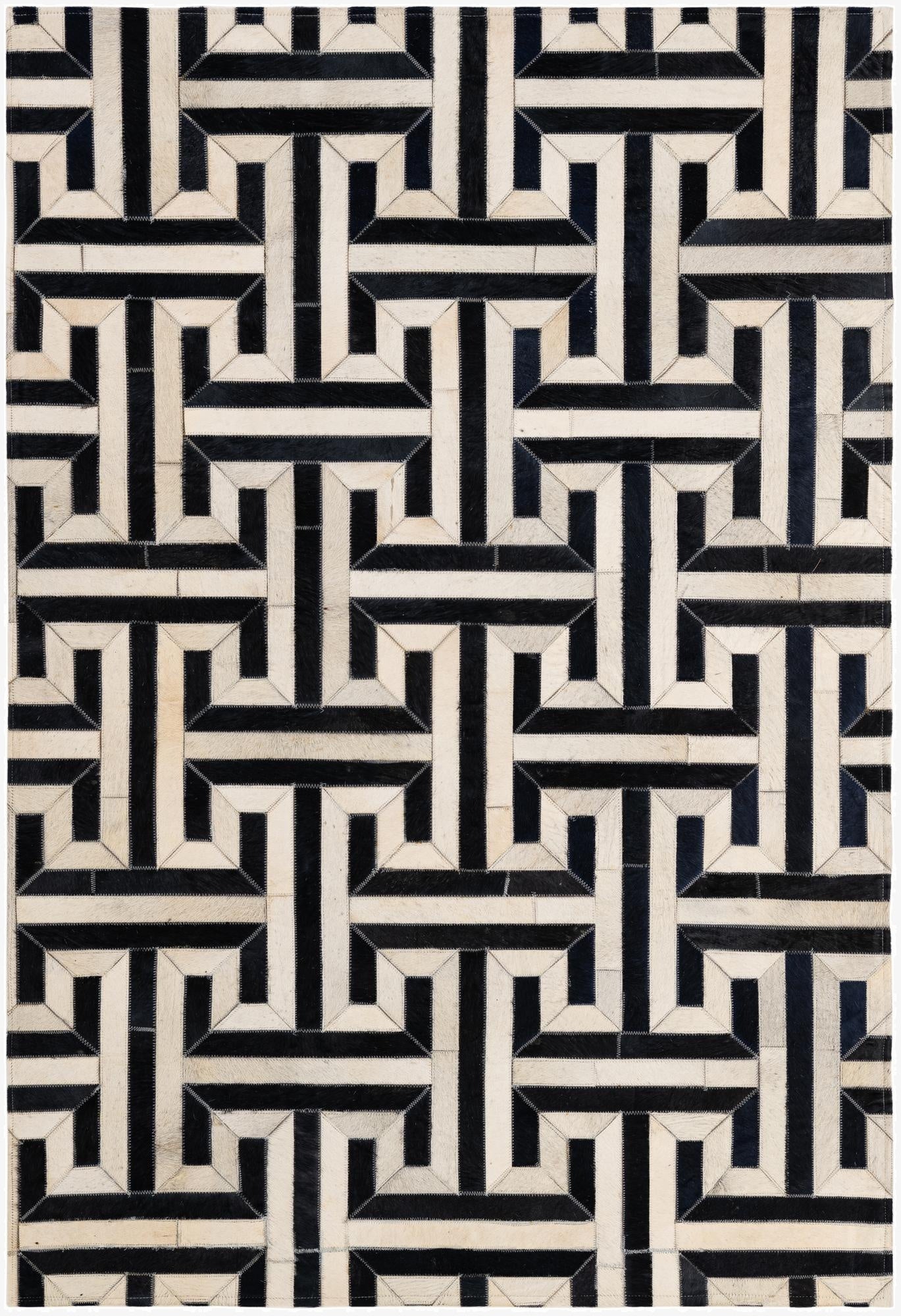 4' 2 x 6' 1 Cowhide - Patchwork Rug