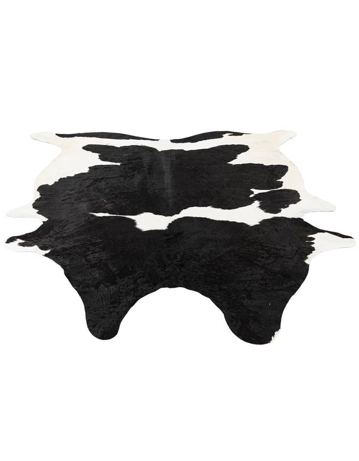 Detail image of 6' 2 x 6' 10 Cowhide Leather Rug