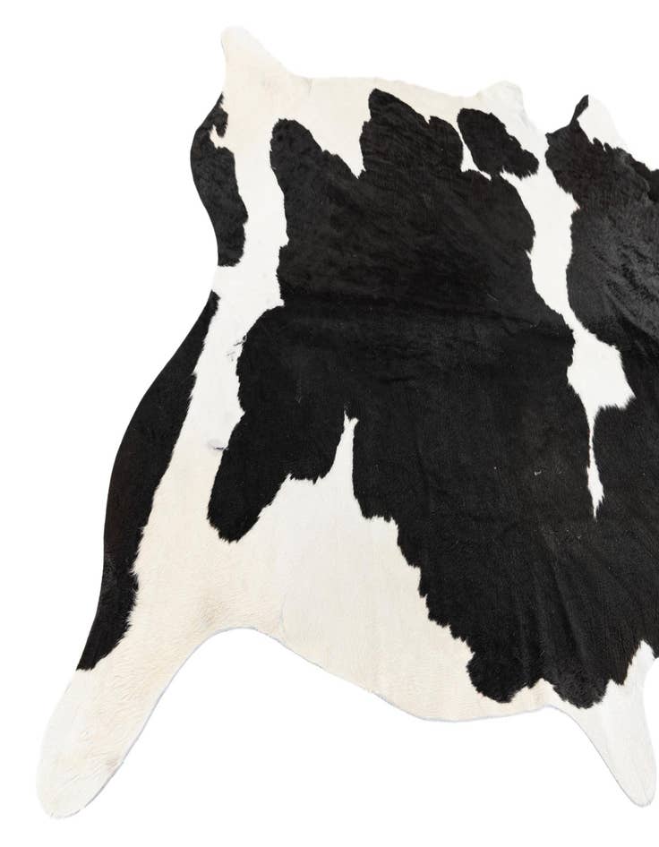 Detail image of 6' 2 x 6' 10 Cowhide Leather Rug