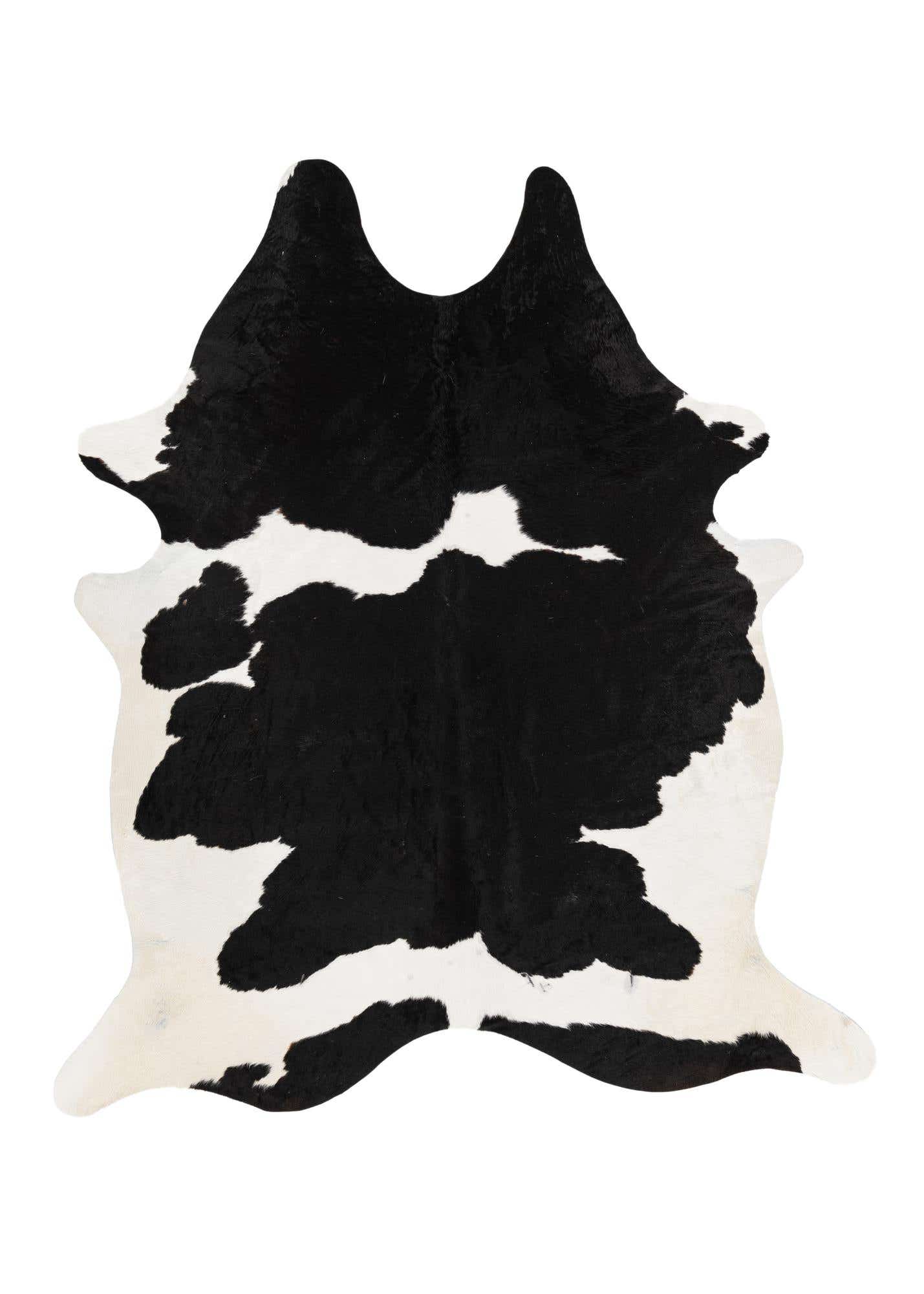 6' 2 x 6' 10 Cowhide Leather Rug