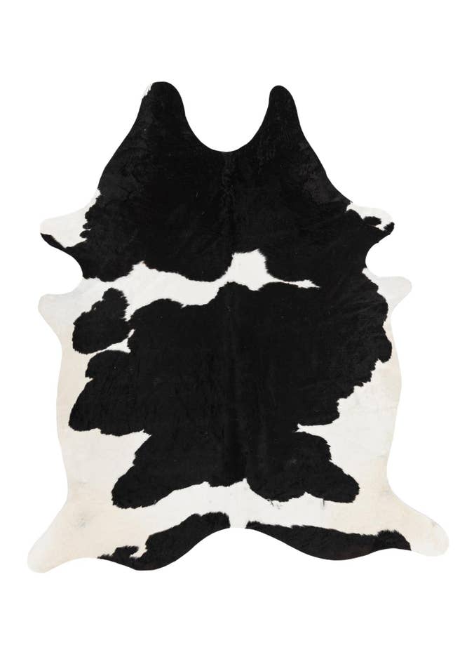 Detail image of 6' 2 x 6' 10 Cowhide Leather Rug