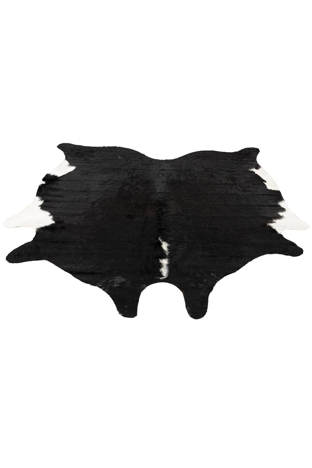 6' 2 x 6' 8 Cowhide Leather Rug
