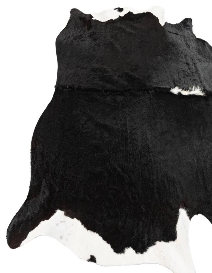 Detail image of 5' 6 x 6' 6 Cowhide Leather Rug