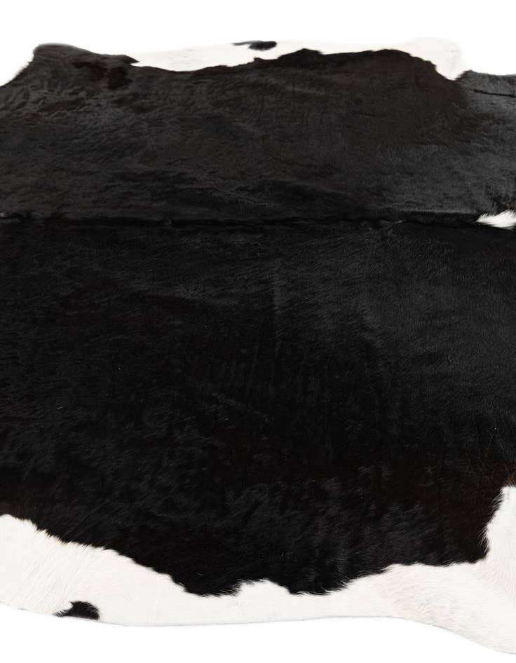 Detail image of 5' 6 x 6' 6 Cowhide Leather Rug