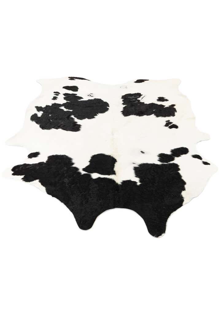 6' 5 x 7' 6 Cowhide Leather Rug