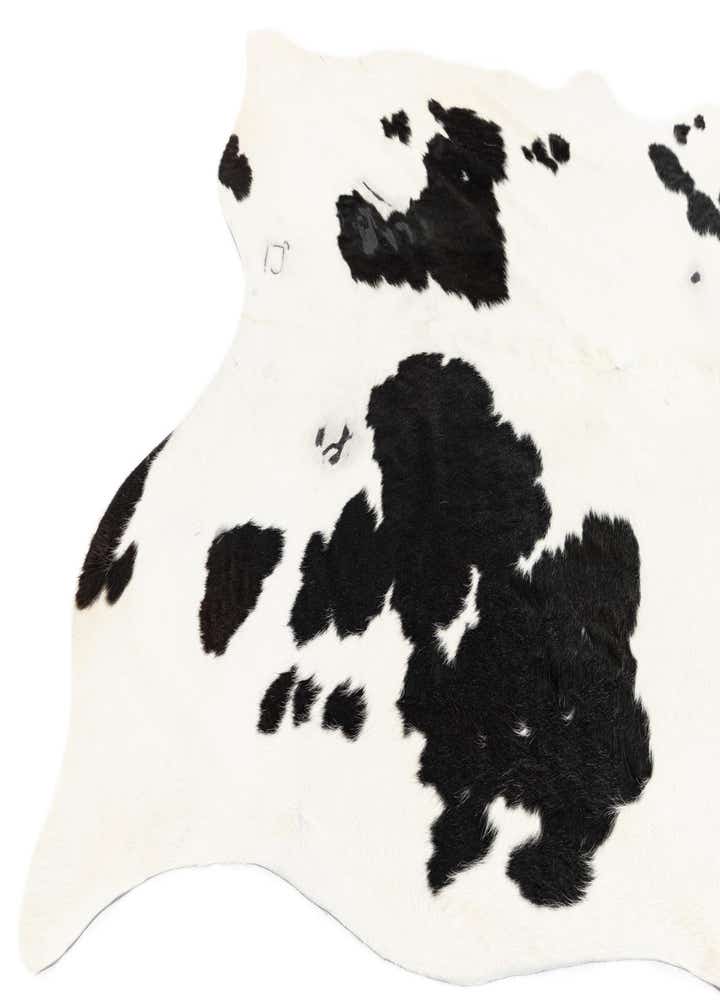 6' 5 x 7' 6 Cowhide Leather Rug