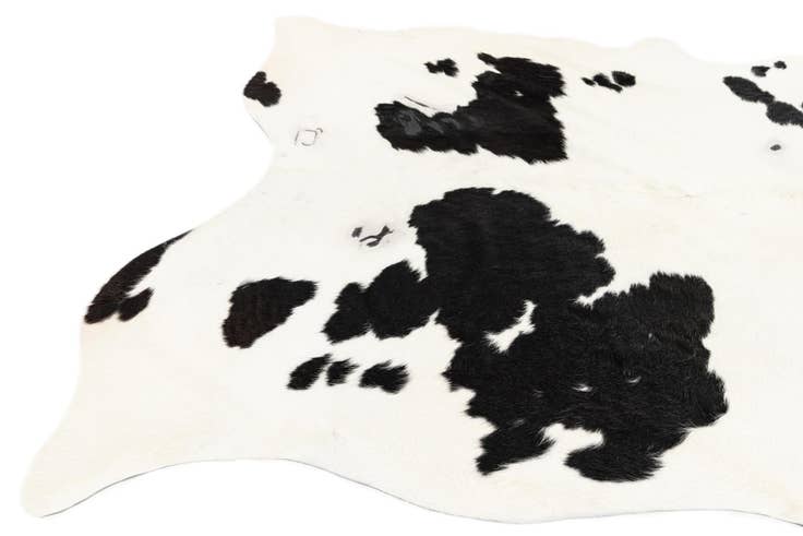 Detail image of 6' 5 x 7' 6 Cowhide Leather Rug