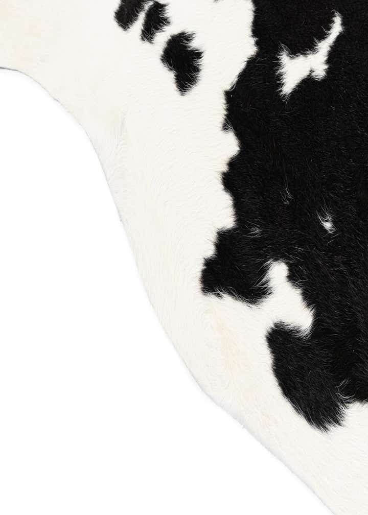 6' 5 x 7' 6 Cowhide Leather Rug