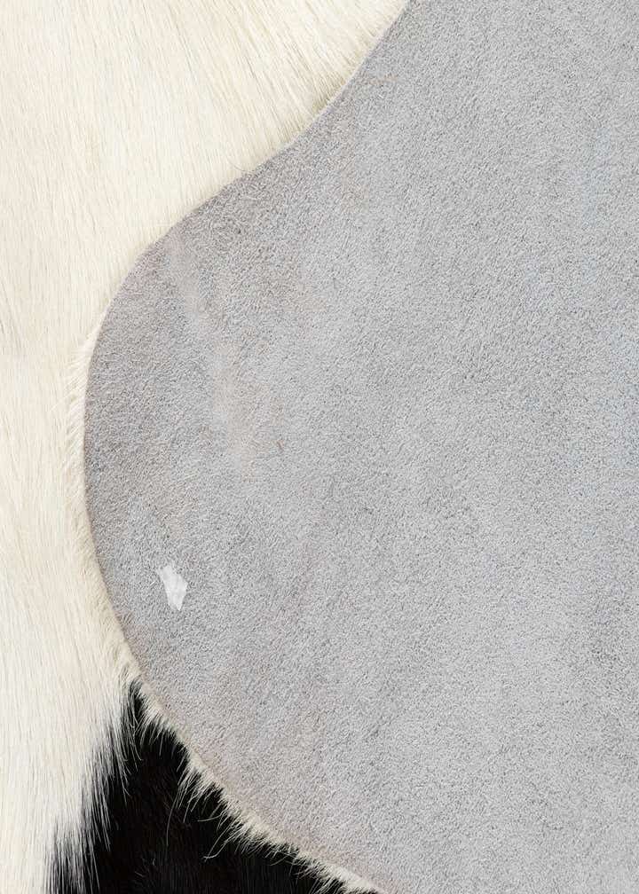 6' 5 x 7' 6 Cowhide Leather Rug