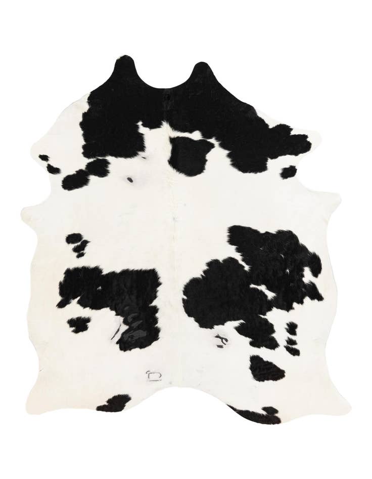 Detail image of 6' 5 x 7' 6 Cowhide Leather Rug