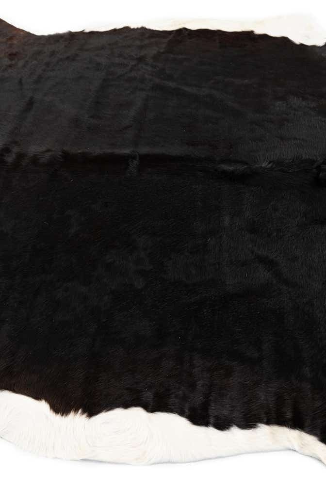 6' 2 x 7' 7 Cowhide Leather Rug