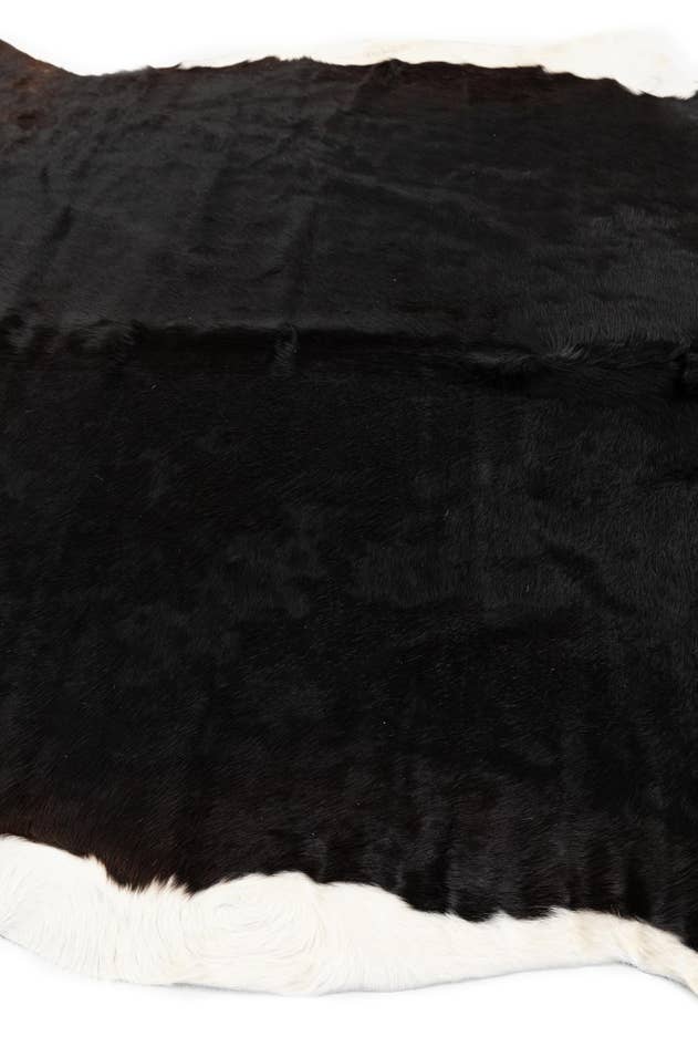 Detail image of 6' 2 x 7' 7 Cowhide Leather Rug