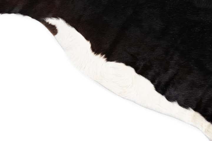 6' 2 x 7' 7 Cowhide Leather Rug