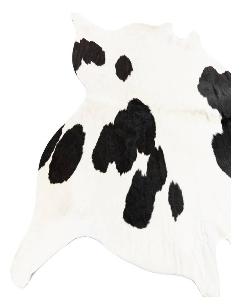 Detail image of 6' 3 x 6' 10 Cowhide Leather Rug