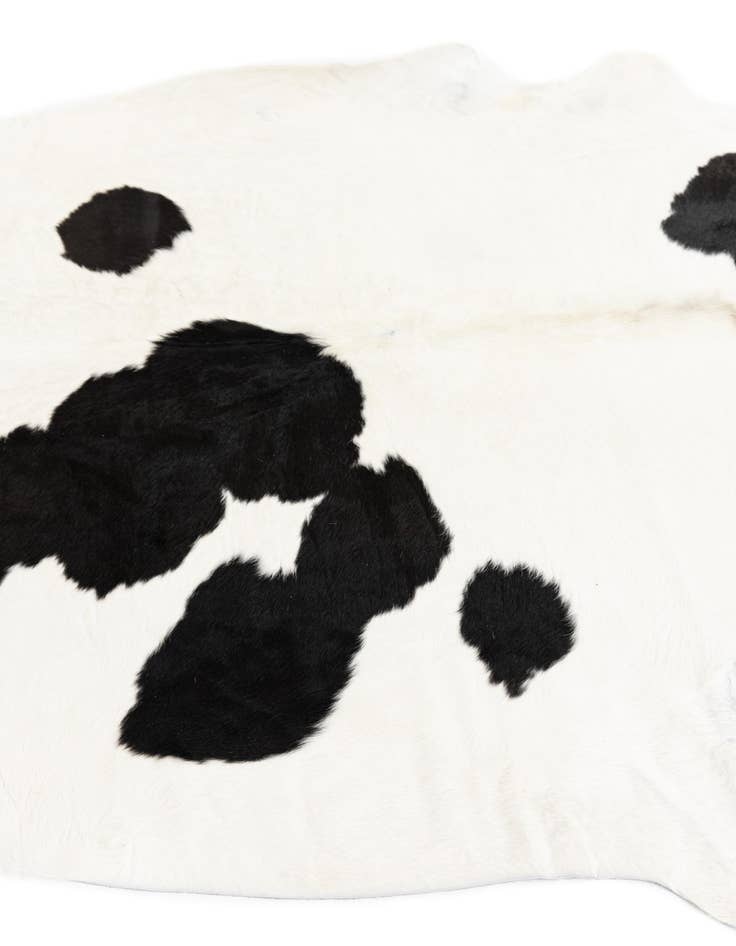 Detail image of 6' 3 x 6' 10 Cowhide Leather Rug